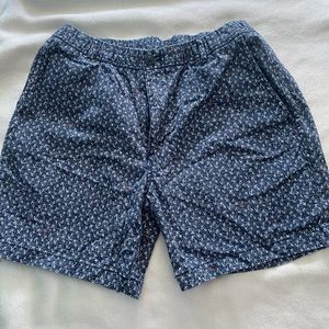 Blue anchor shorts size medium